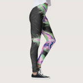 Leggings Peinture sur une orchidée tropicale (Droite)