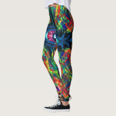 Leggings Peinture tordue et trompeuse (Gauche)