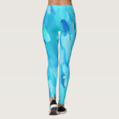 Leggings Peinture turquoise (Dos)