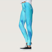 Leggings Peinture turquoise (Gauche)
