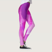 Leggings Peinture violet rose (Droite)