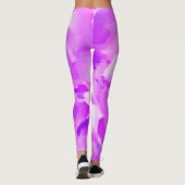 Leggings Peinture violette #3 (Dos)
