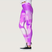 Leggings Peinture violette #3 (Gauche)