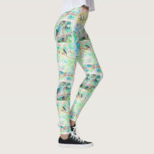Leggings Peintures d'aquarelle de la collection Hummingbird (Droite)