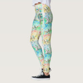 Leggings Peintures d'aquarelle de la collection Hummingbird (Gauche)