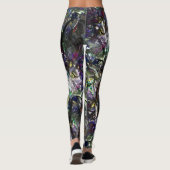 Leggings Peintures lourdes collées se chevauchant dans un m (Dos)