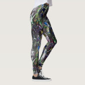 Leggings Peintures lourdes collées se chevauchant dans un m (Droite)