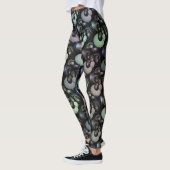 Leggings Pelouse Bowls Art Abstrait, (Gauche)