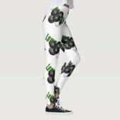 Leggings Pelouse Et Logo, (Droite)