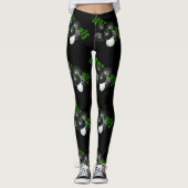 Leggings Pelouse Et Logo, (Devant)