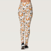 Leggings Pembroke Welsh Corgi Chien Coquelicot (Dos)