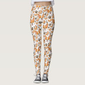 Leggings Pembroke Welsh Corgi Chien Coquelicot (Devant)