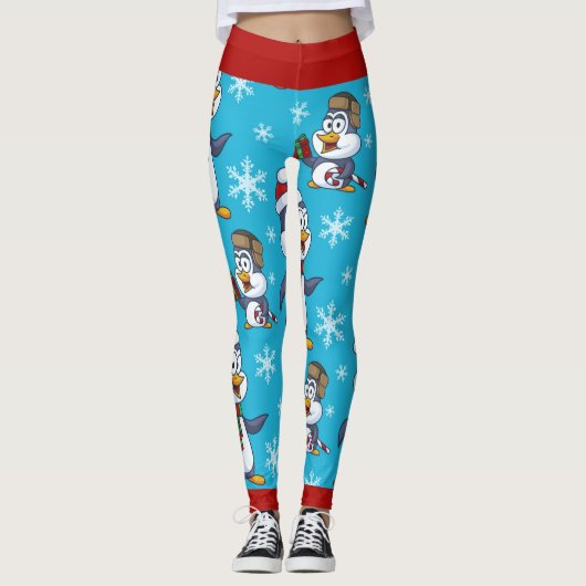 Leggings Penguin de Christmas (Devant)