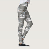 Leggings Penguin Iceberg Party (Gris) (Droite)