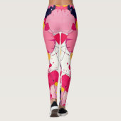 Leggings "Pensées d'amour aléatoires" - Abstrait coloré (Dos)