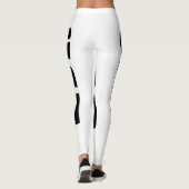 LEGGINGS PENSEZ AUX GRANDS DESSINS SPORTIFS DE COURBES (Dos)