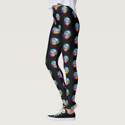 Leggings Pentagramme wiccan (Gauche)