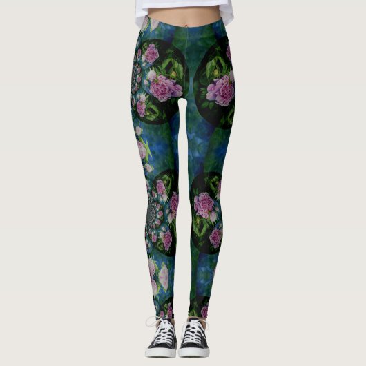 Leggings Peony Mandala (Devant)