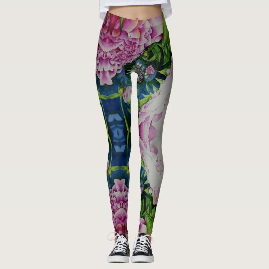 Leggings Peony Mandala 2 (Devant)