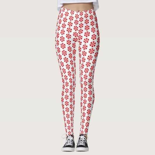 Leggings Peppermenthe Candies Noël (Devant)