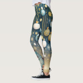 Leggings Père Noël en train de filer (Gauche)