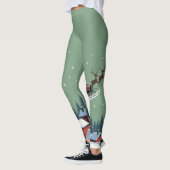 Leggings Père Noël et son Sleigh (Gauche)