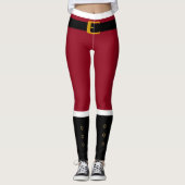Leggings Père Noël Leggings-Red (Devant)