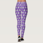 Leggings Père Noël Noël Violet (Dos)