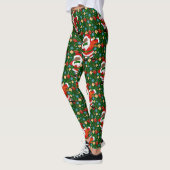 Leggings père Noël noire (Gauche)