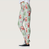 Leggings Père Noël Pig Giving Motif (Gauche)