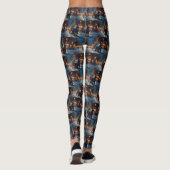 Leggings Période de fêtes de Noël du Terrier Écossais (Dos)