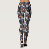 Leggings Période festive de Noël Corgi (Dos)
