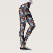 Leggings Période festive de Noël Corgi (Droite)