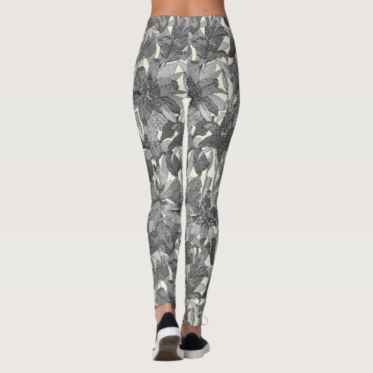 Leggings perle noire (Dos)