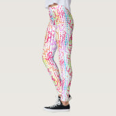 Leggings Perles de couleur à gribouiller (Gauche)