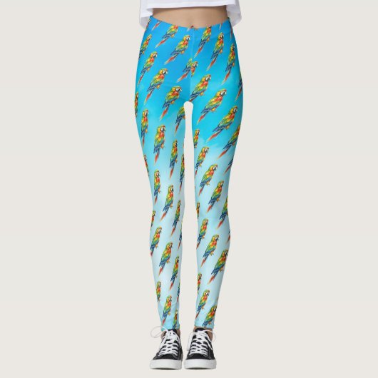Leggings Perroquet (Devant)