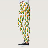 Leggings Perroquet cartoon mignon d'inséparable (Gauche)