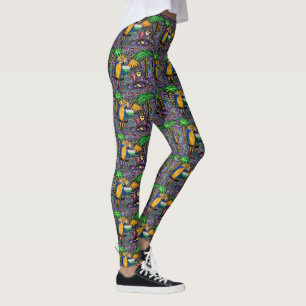 Leggings Perroquet de fête sur la plage