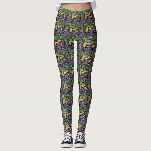 Leggings Perroquets (Devant)