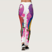 Leggings Perroquets d'anniversaire (Dos)