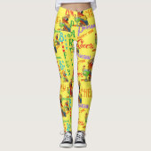 Leggings Perroquets de fête (Devant)