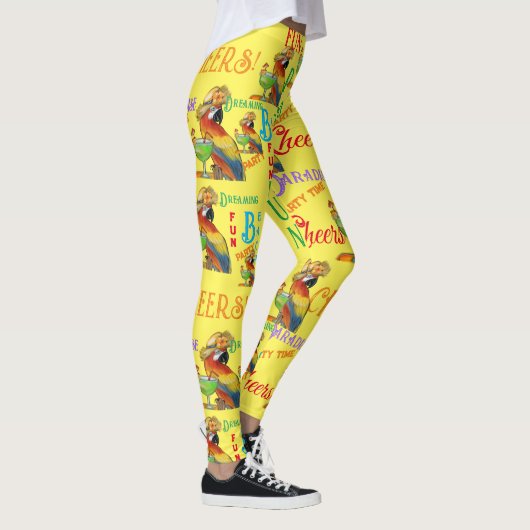 Leggings Perroquets de fête (Droite)