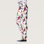 Leggings Perroquets et fleurs (Gauche)