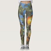 Leggings Persimmon Fruit Tree Belle oeuvre originale (Devant)
