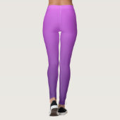 Leggings Personalisé violet ombre (Dos)