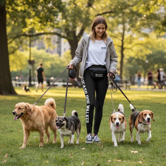 Leggings Personalized Business Info Custom Made