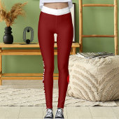 Leggings Personalized Happy Valentine's Day Pet Lovers Red