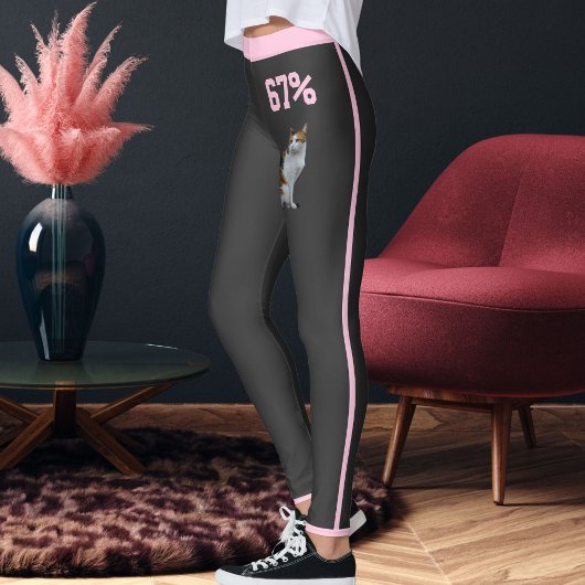 Leggings Personalized Modern Trending Pet Lover Cat Mom 67
