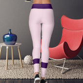 Leggings Personalized Pink Purple 67th Birthday Cat Mom