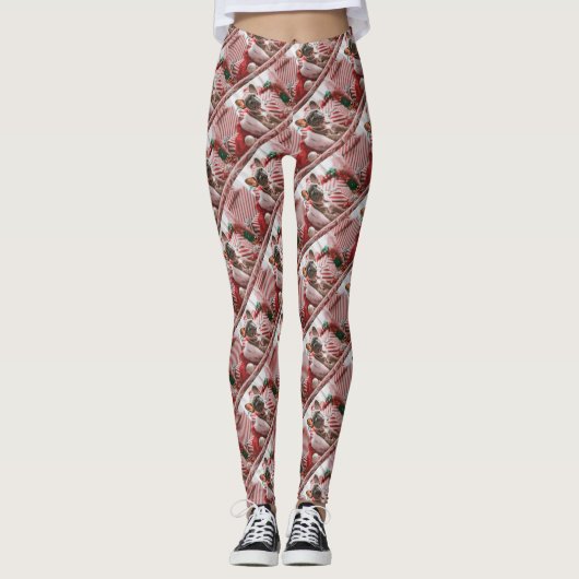 Leggings Personalized Repeating Photo Custom (Devant)